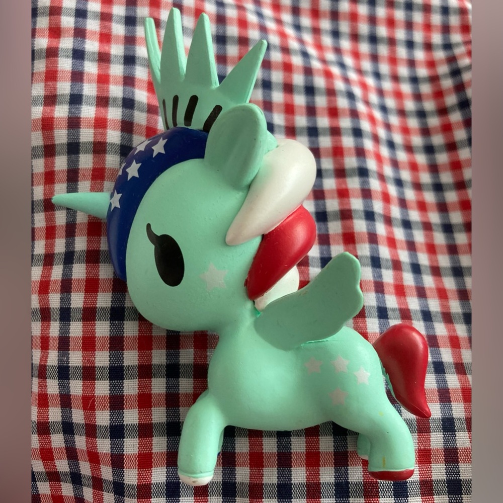 Tokidoki Liberty Unicorn Pegasus figurine
